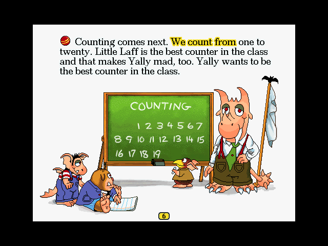 Gameplay of Little Monster At School