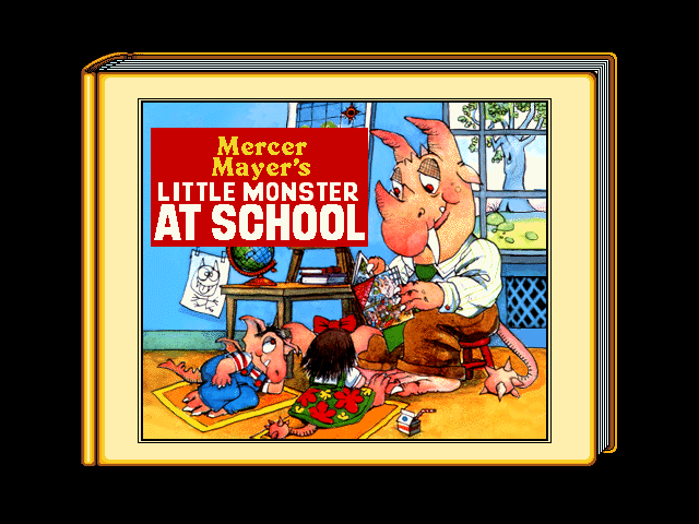 Title screen of Little Monster At School