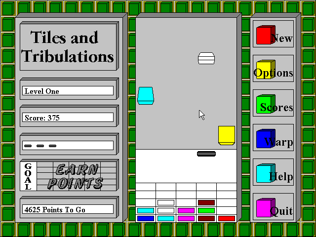 Gameplay of Tiles And Tribulations