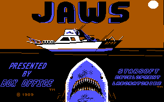 Title screen of Jaws