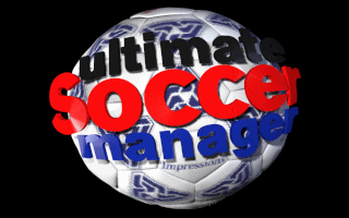 Title screen of Ultimate Soccer Manager