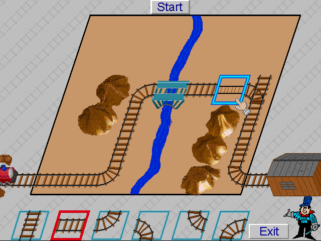 Gameplay of Off the Tracks