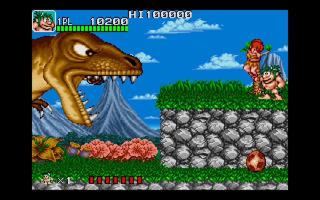 Gameplay of Joe & Mac: Caveman Ninja