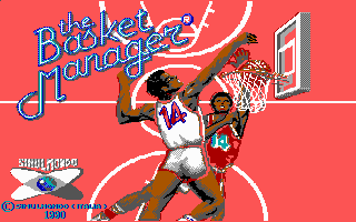 Title screen of The Basket Manager