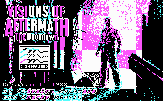 Title screen of Visions of Aftermath: The Boomtown