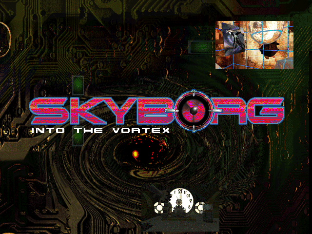 Title screen of SkyBorg: Into the Vortex