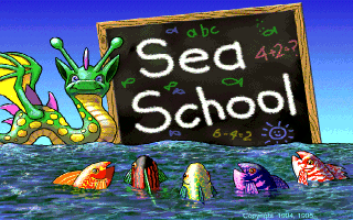 Title screen of Sea School