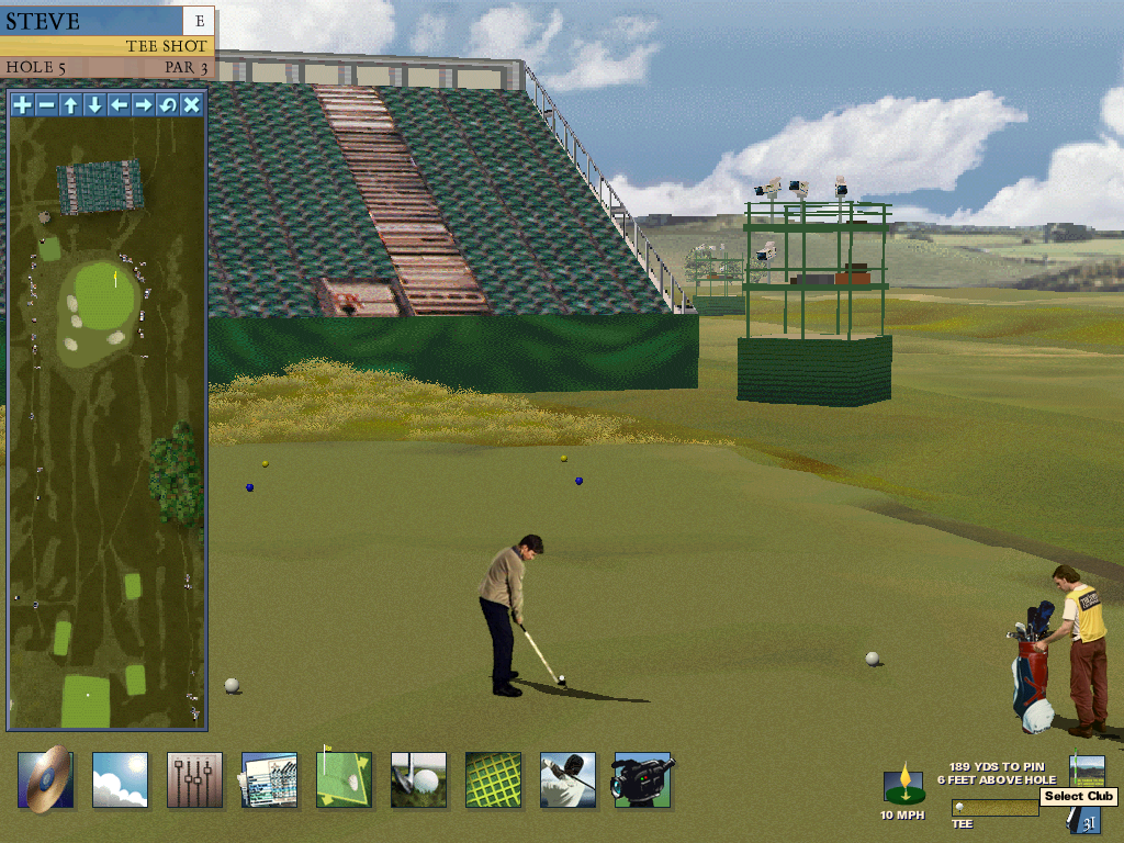 Gameplay of British Open Championship Golf