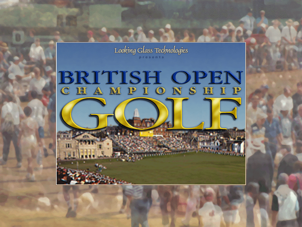 Title screen of British Open Championship Golf