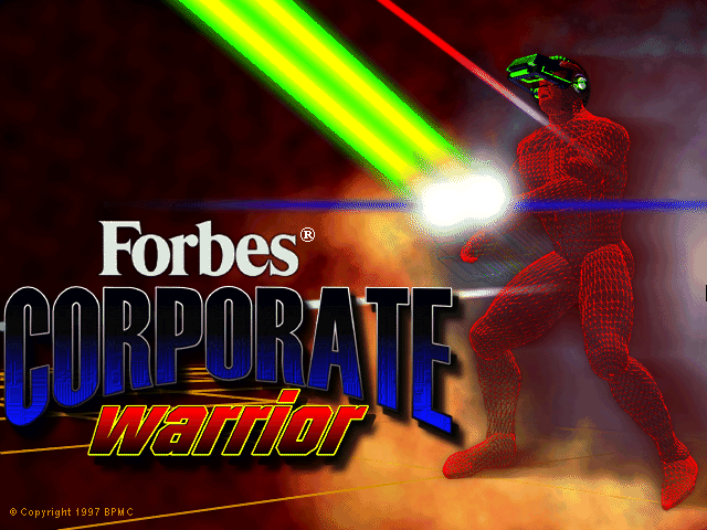 Title screen of Forbes Corporate Warrior