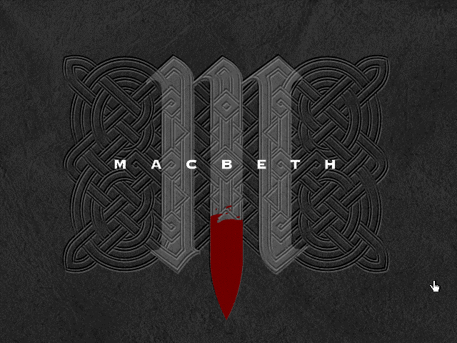 Title screen of Macbeth