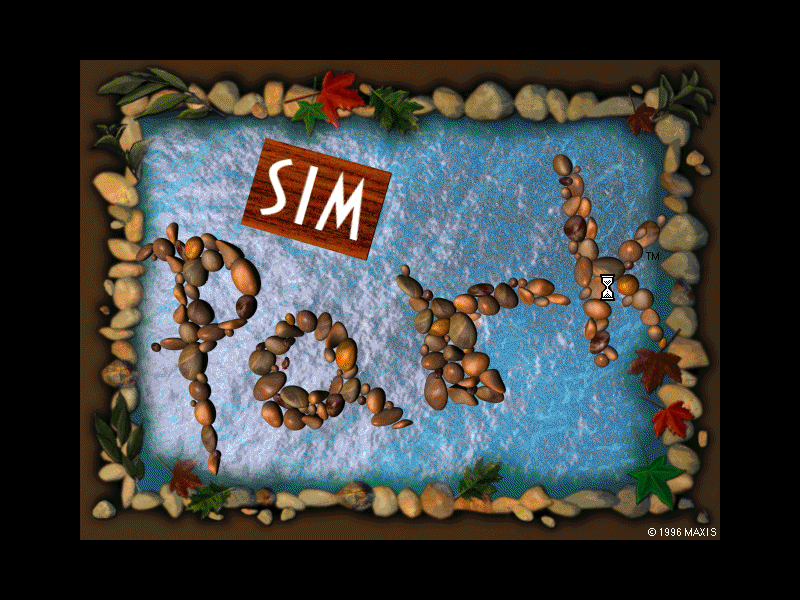 Title screen of SimPark