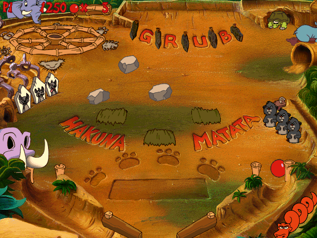 Gameplay of Disney's Timon & Pumbaa's Jungle Games