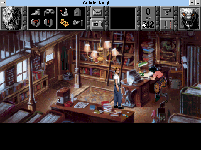 Gameplay of Gabriel Knight: Sins of the Fathers