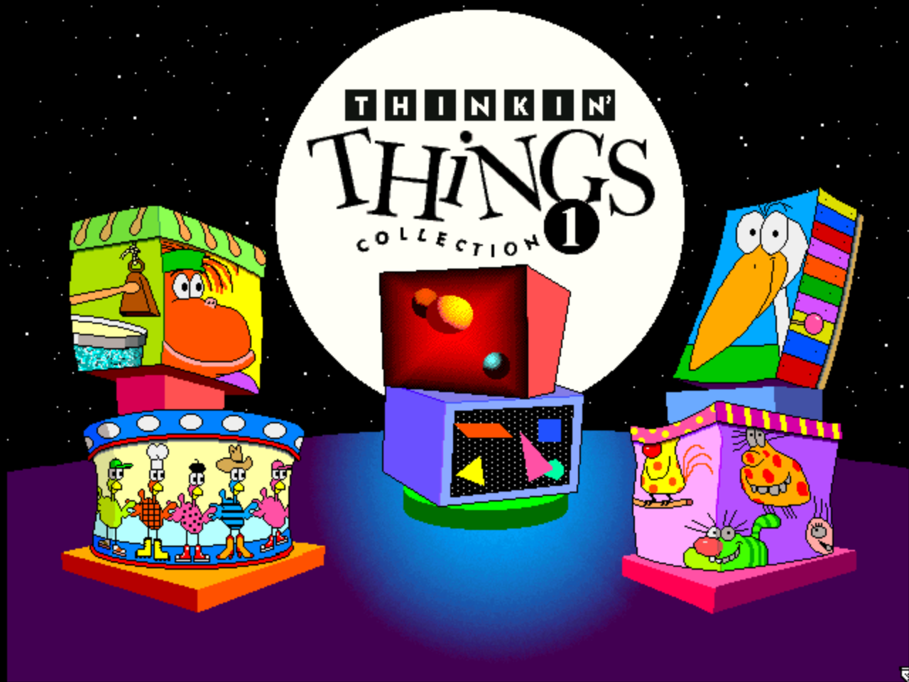 Title screen of Thinkin' Things Collection 1