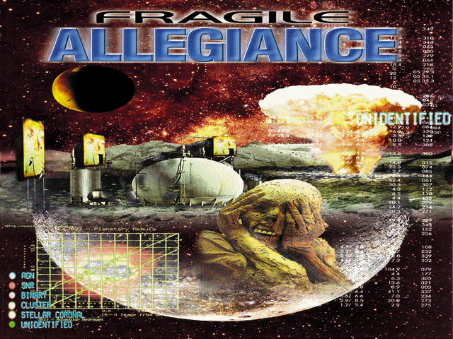 Title screen of Fragile Allegiance