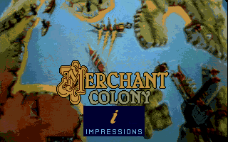 Title screen of Merchant Colony