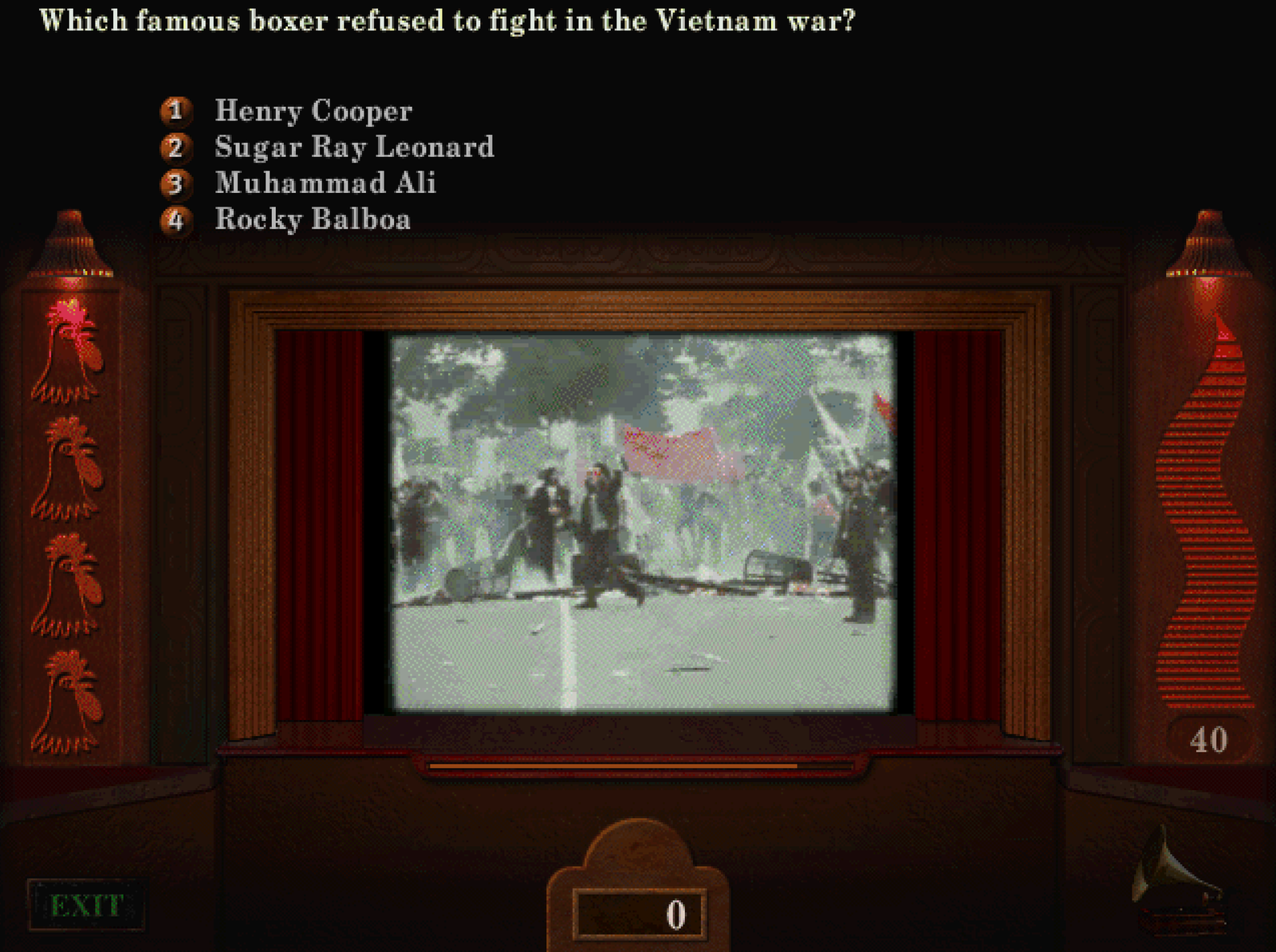 Gameplay of 20th Century Trivia Challenge