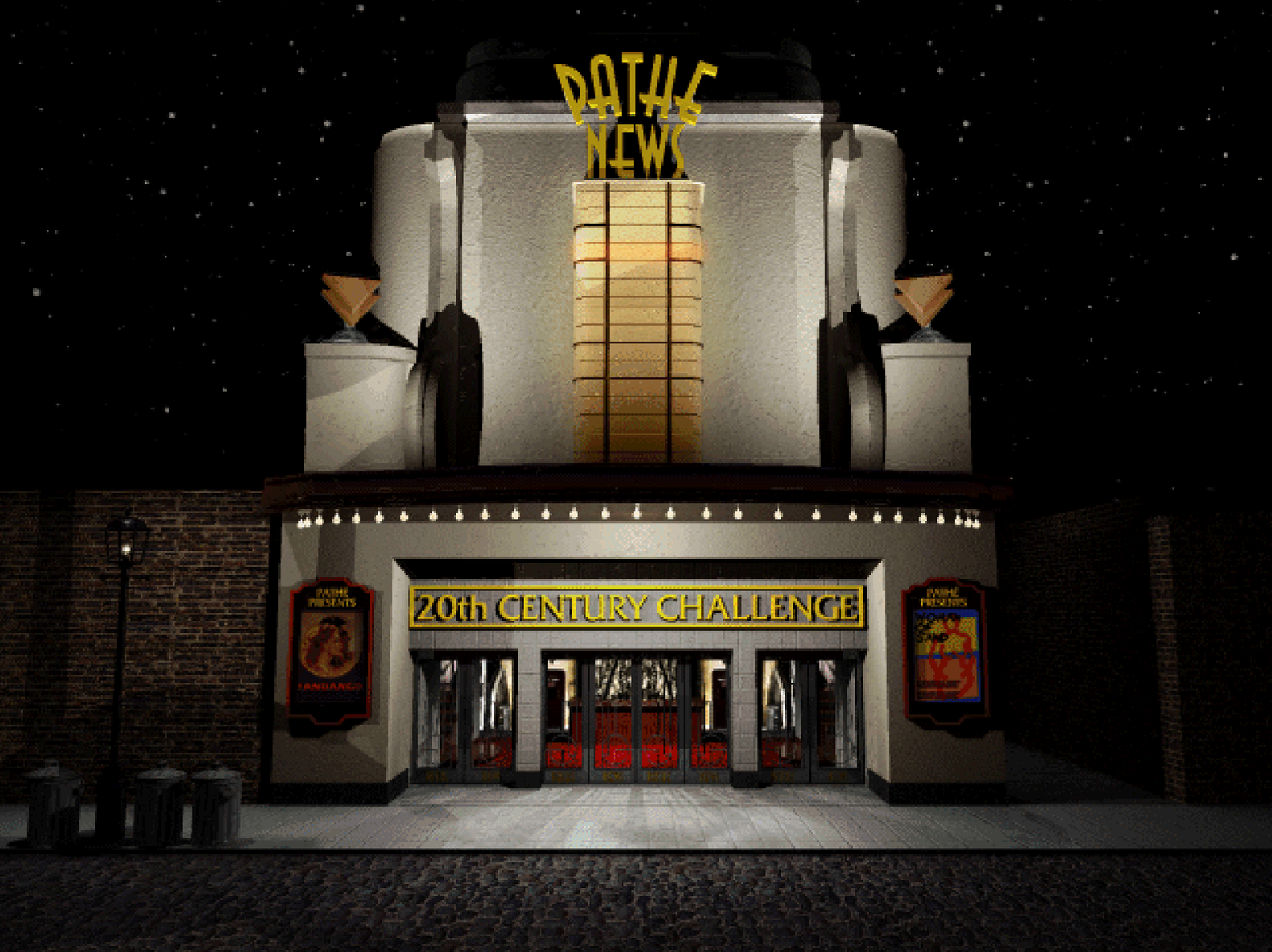 Title screen of 20th Century Trivia Challenge