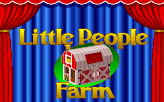 Title screen of Fisher-Price: Little People Farm