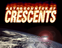 Title screen of Astrocounter of Crescents