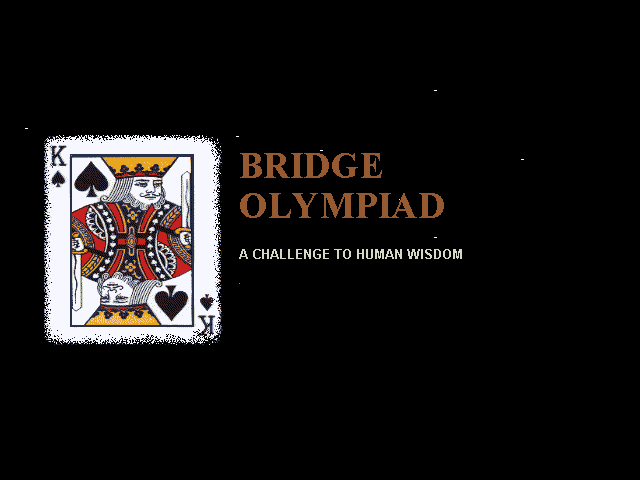 Title screen of Bridge Olympiad