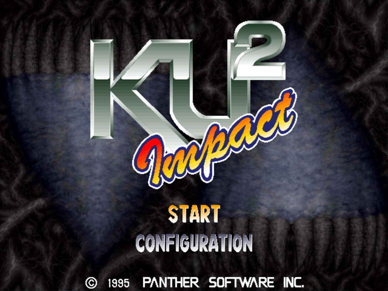 Title screen of KU2 Impact
