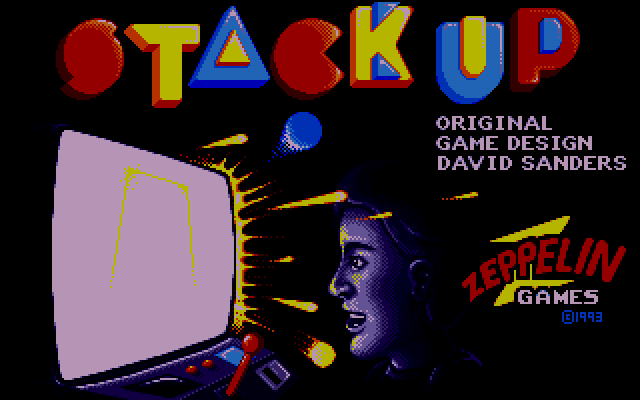 Title screen of Stack Up