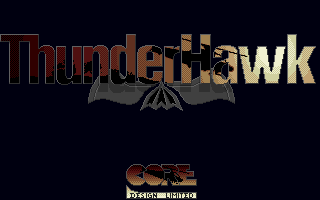 Title screen of Thunderhawk AH-73M