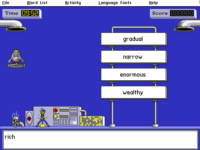 Gameplay of Word Attack 3