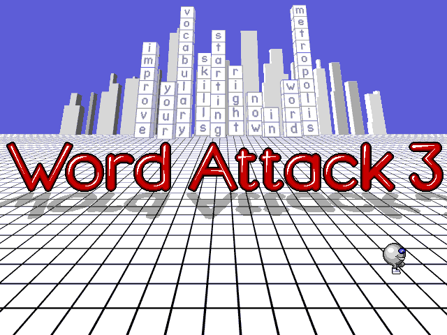 Title screen of Word Attack 3