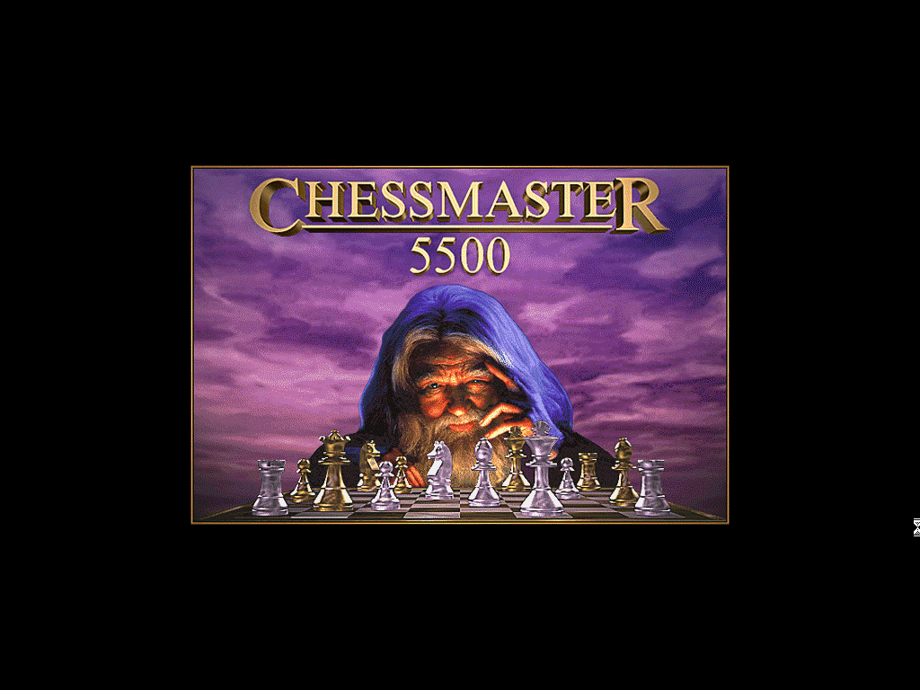 Title screen of Chessmaster 5500