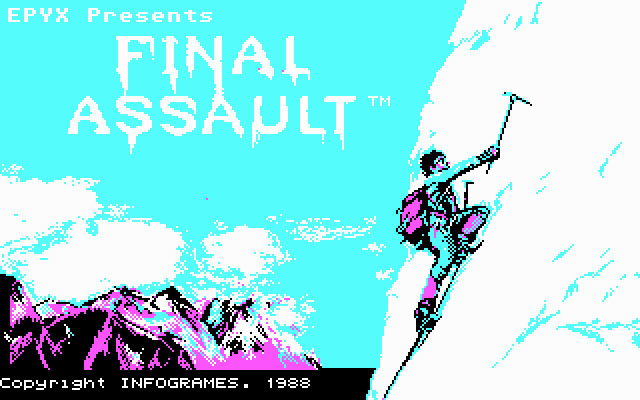 Title screen of Final Assault
