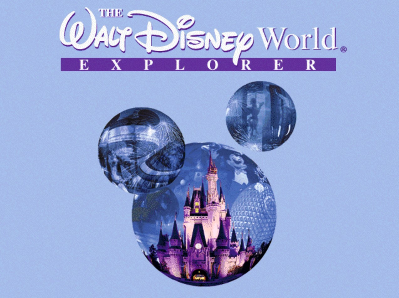 Title screen of The Walt Disney World Explorer
