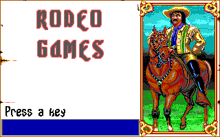 Title screen of Buffalo Bill's Wild West Show