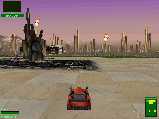 Gameplay of Twisted Metal 2