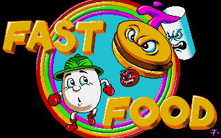 Title screen of Fast Food