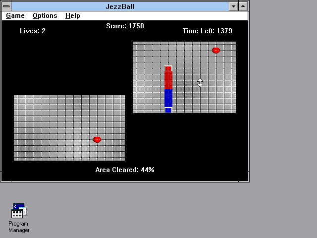 Gameplay of JezzBall