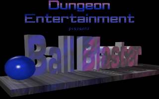 Title screen of 3D Ball Blaster