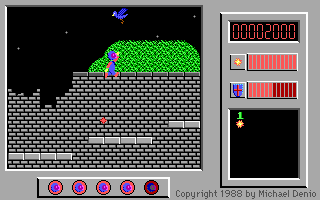 Gameplay of The Adventures of Captain Comic