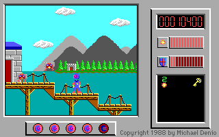 Gameplay of The Adventures of Captain Comic