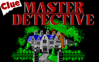 Title screen of Clue: Master Detective