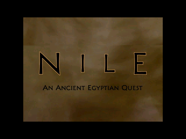 Title screen of Nile: An Ancient Egyptian Quest