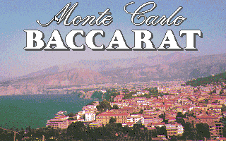 Title screen of Monte Carlo Baccarat