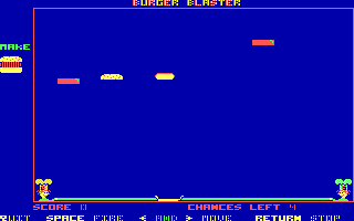 Gameplay of Burger Blaster