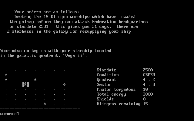 Gameplay of Star Trek