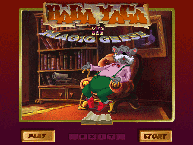 Title screen of Magic Tales: Baba Yaga and the Magic Geese