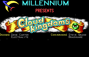 Title screen of Cloud Kingdoms