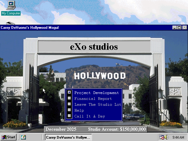 Gameplay of Hollywood Mogul