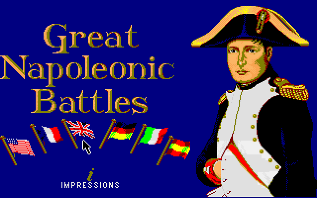 Title screen of Great Napoleonic Battles